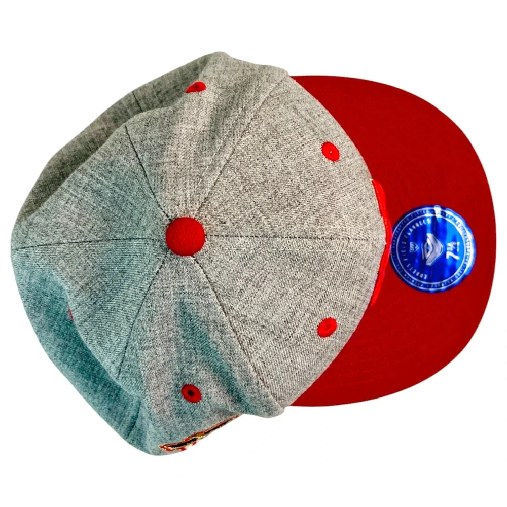 Negro League Fitted Hat 7 3/8 Kansas City Monarchs Ebbets Field Flannel Baseball - Picture 6 of 11